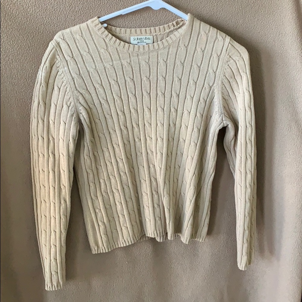 Cable sweater